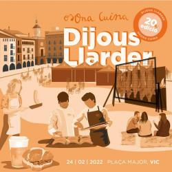 Cartell del Dijous Llarder 2022 de Vic